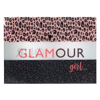 Mapa Zola®din plastic, model cu ANIMAL PRINT, inchidere cu capsa, 33x24 cm Mapa Zola®din plastic, model cu ANIMAL PRINT, inchidere cu capsa, 33x24 cm