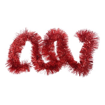 Beteala Craciun, Flippy, rosie, marimea 2 m x 11 cm, material folie PVC, interior-exterior Beteala Craciun, Flippy, rosie, marimea 2 m x 11 cm, material folie PVC, interior-exterior