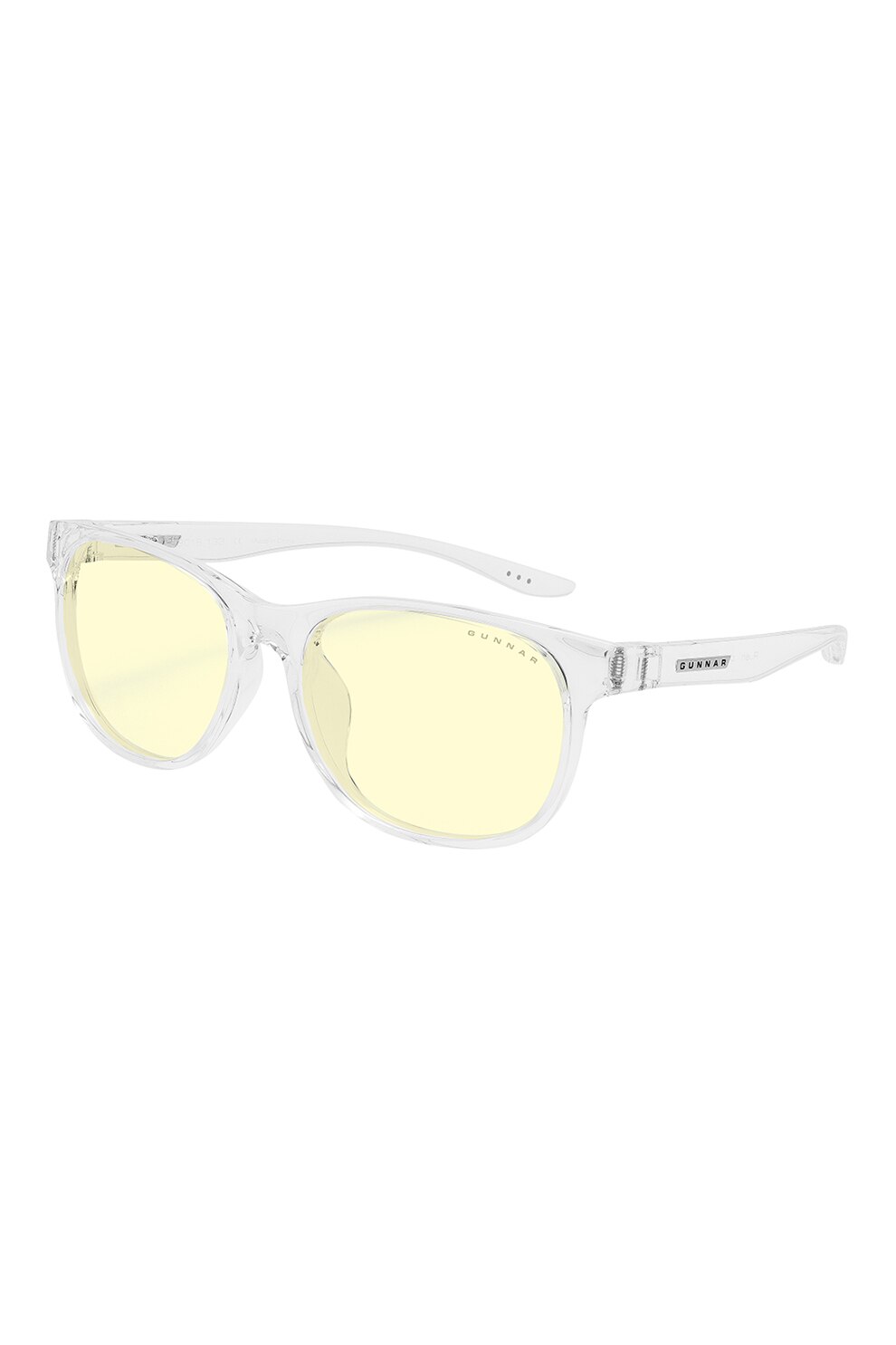Gunnar, Ochelari unisex patrati Rush, Transparent, 53-18-133 Standard
