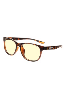 Gunnar, Ochelari unisex patrati cu model tortoise Rush, Maro, 53-18-133 Standard Gunnar, Ochelari unisex patrati cu model tortoise Rush, Maro, 53-18-133 Standard