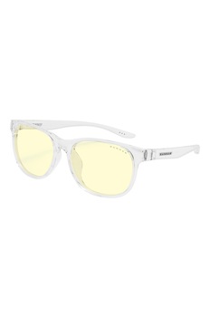 Gunnar, Ochelari patrati cu detalii logo Rush, Transparent, 49-17-133 Standard Gunnar, Ochelari patrati cu detalii logo Rush, Transparent, 49-17-133 Standard