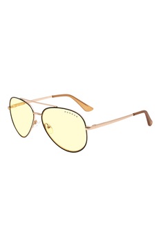 Gunnar, Ochelari unisex aviator, auriu rose, 58-15-135 Standard Gunnar, Ochelari unisex aviator, auriu rose, 58-15-135 Standard