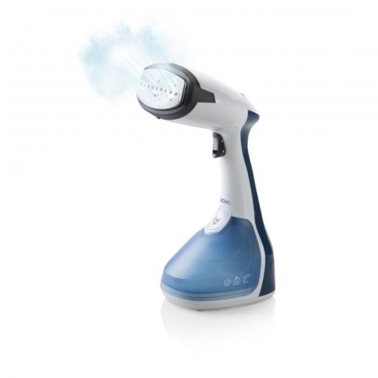 Aparat de calcat vertical cu abur DOMO DO7056S, 1640 W, rezervor apa 250 ml, Albastru