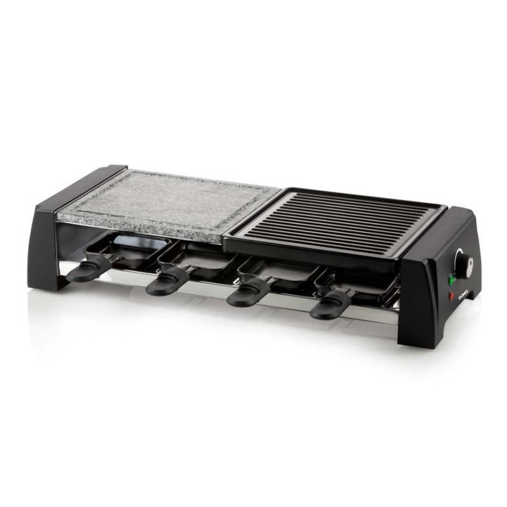 Gratar, DOMO, 2 suprafete, Negru