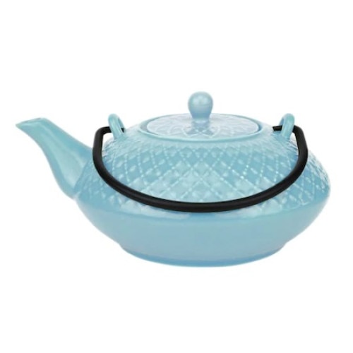 Ceainic Portelan, Livada cu ceai, Japonez, KUMAMOTO, Albastru