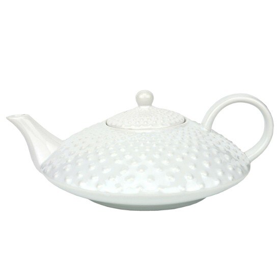 Ceainic Portelan Japonez HIMEJI Alb