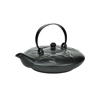 Ceainic Japonez KYOTO, Livada cu ceai, portelan, negru, 0.7 l Ceainic Japonez KYOTO, Livada cu ceai, portelan, negru, 0.7 l