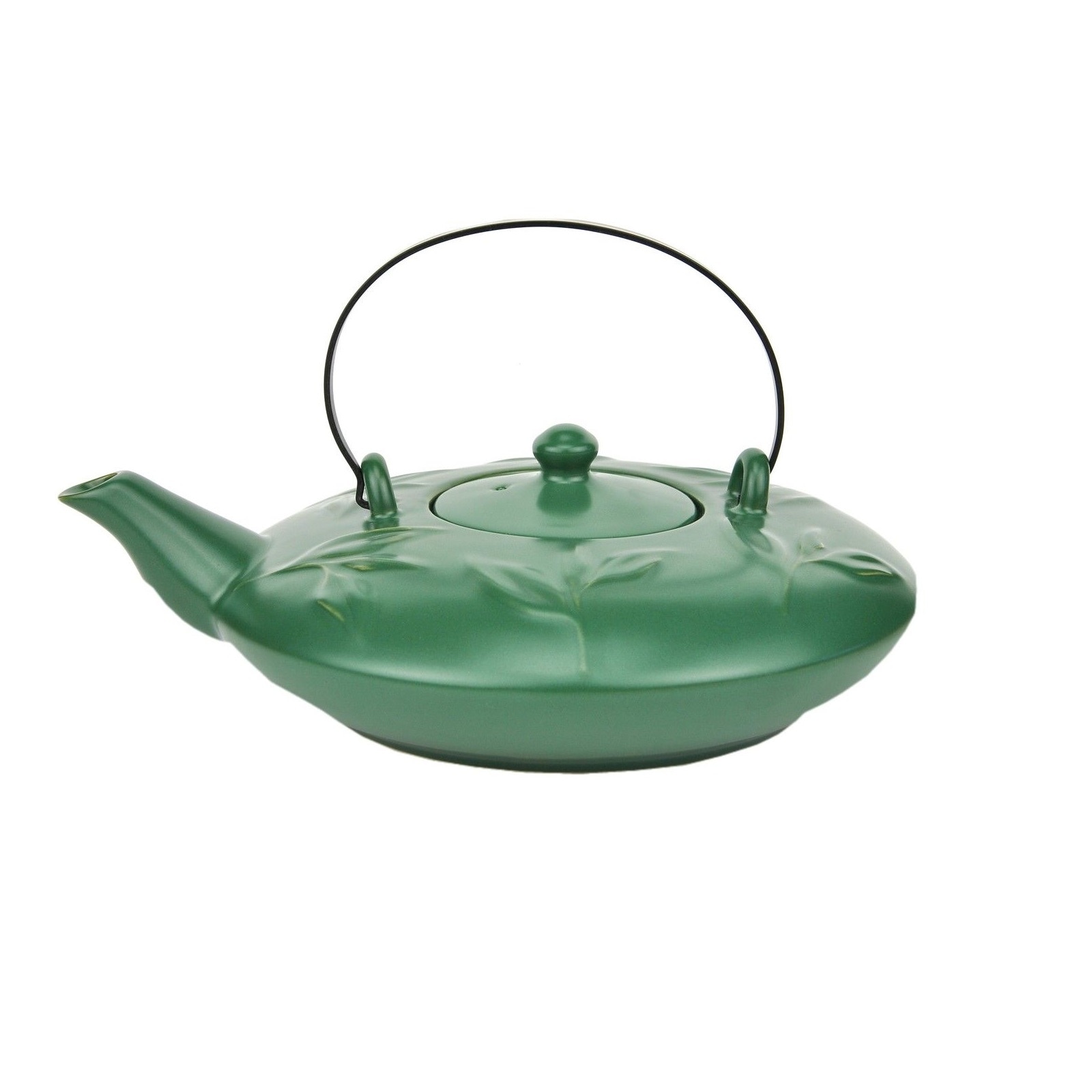 Ceainic Japonez KYOTO, Livada cu ceai, portelan, verde, 0.7 l
