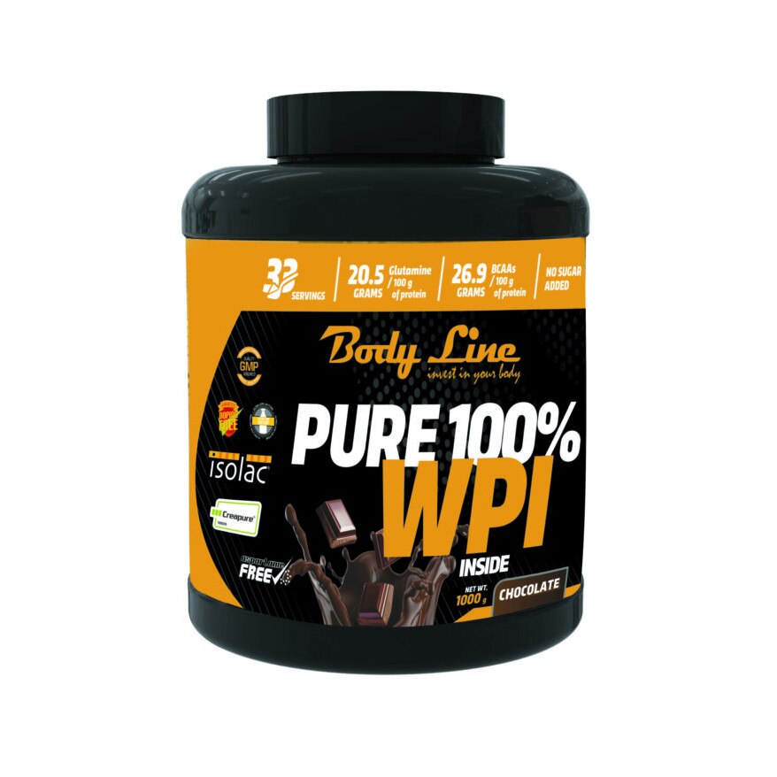Proteine Whey protein izolat – Pure WPI 100%, 1.0 Kg