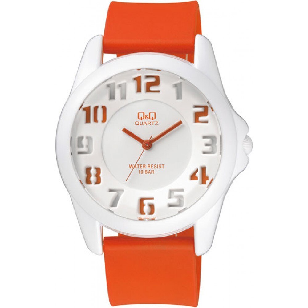 Ceas barbatesc Q&Q VR42J008Y Standart Analog Portocaliu