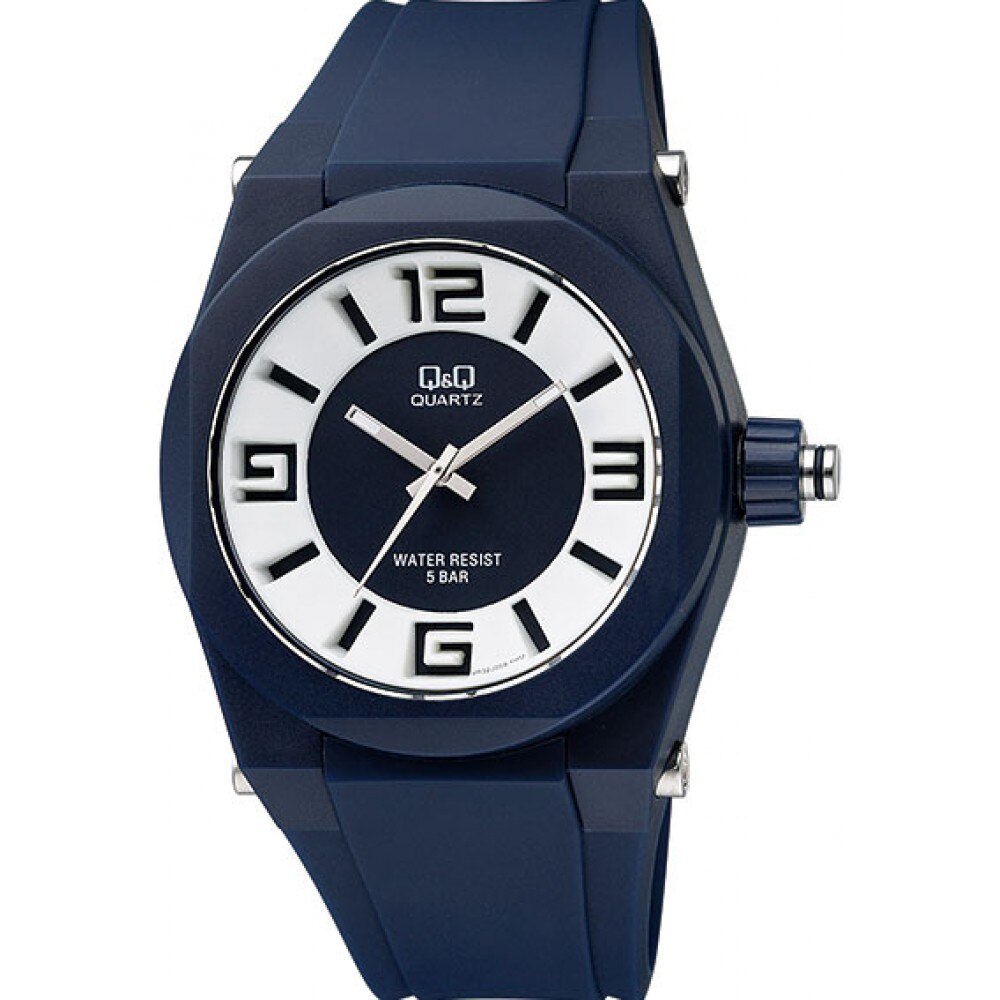 Ceas barbatesc Q&Q VR32J008Y Standart Analog Albastru