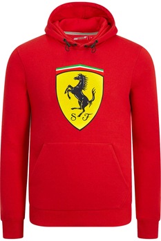 Scuderia Ferrari cu gluga rosie, XXL, 80% bumbac Scuderia Ferrari cu gluga rosie, XXL, 80% bumbac
