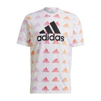 Tricou Adidas Essentials Gradient Logo GK9589, Barbati, Alb Tricou Adidas Essentials Gradient Logo GK9589, Barbati, Alb