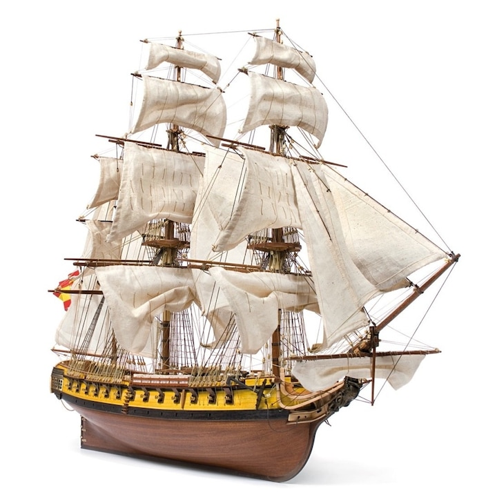 Navomodel de Construit OcCre Senora de las Mercedes, 1:85, Maro/Galben, 84.5 x 64 x 36.5 cm