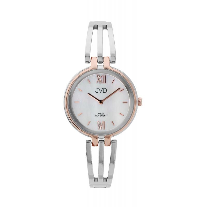 Ceas de dama JVD JC679.3, Bicolor