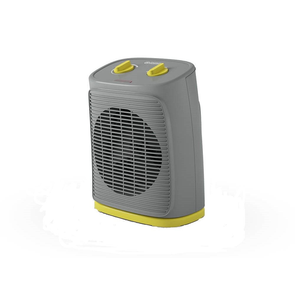 Aeroterma Olimpia Splendid Caldo Rock O, Putere 1000/2000W, Termostat, Gri/Galben