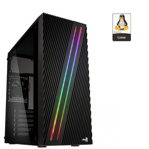 Sistem PC Pro357, Procesor Intel Core 3.4 GHz, Memorie RAM 16GB, Stocare 120SSD, Placa video GT710, Supernova-S, Sistem operare Linux