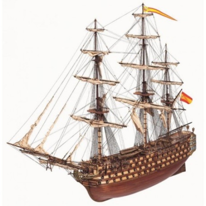Navomodel de Construit OcCre Santissima Trinidad Vessel, 1:90, Maro, 106 x 87.6 x 41.5 cm
