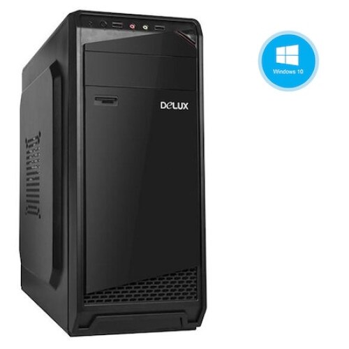Sistem PC Pro640, Procesor Intel Core generatia a 6-a, Memorie RAM 4GB DDR4, Stocare 512SSD, Black-D, Sistem operare Windows
