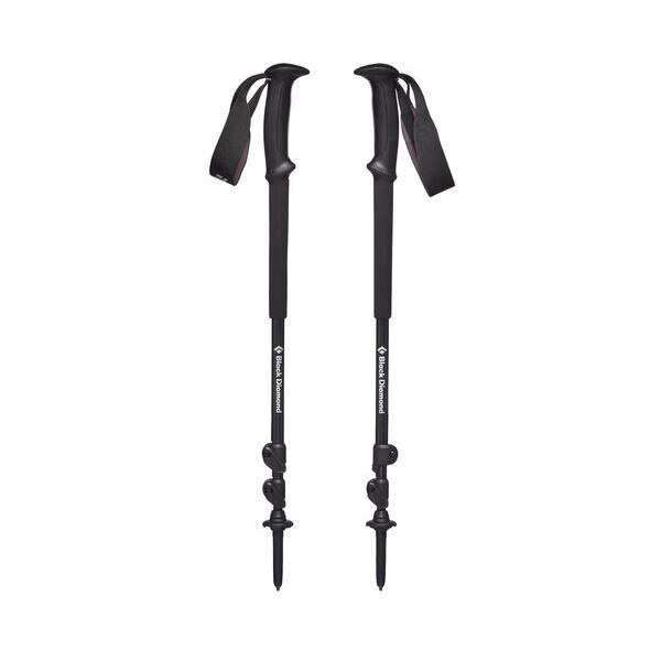 Set bete telescopice Black Diamond Trail back, 2 bucati, 100-140cm, 610g perechea, gri inchis