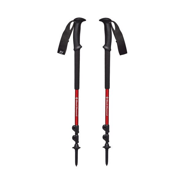 Set bete telescopice Black Diamond Trail back, 2 bucati, rosu, 100-140cm, 610g perechea