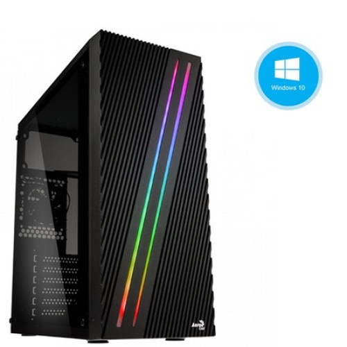 Sistem PC Pro240, Procesor Intel Core 3.10 GHz, Memorie RAM 8GB, Stocare 120SSD, Placa video GT710, Supernova-S, Sistem operare Windows