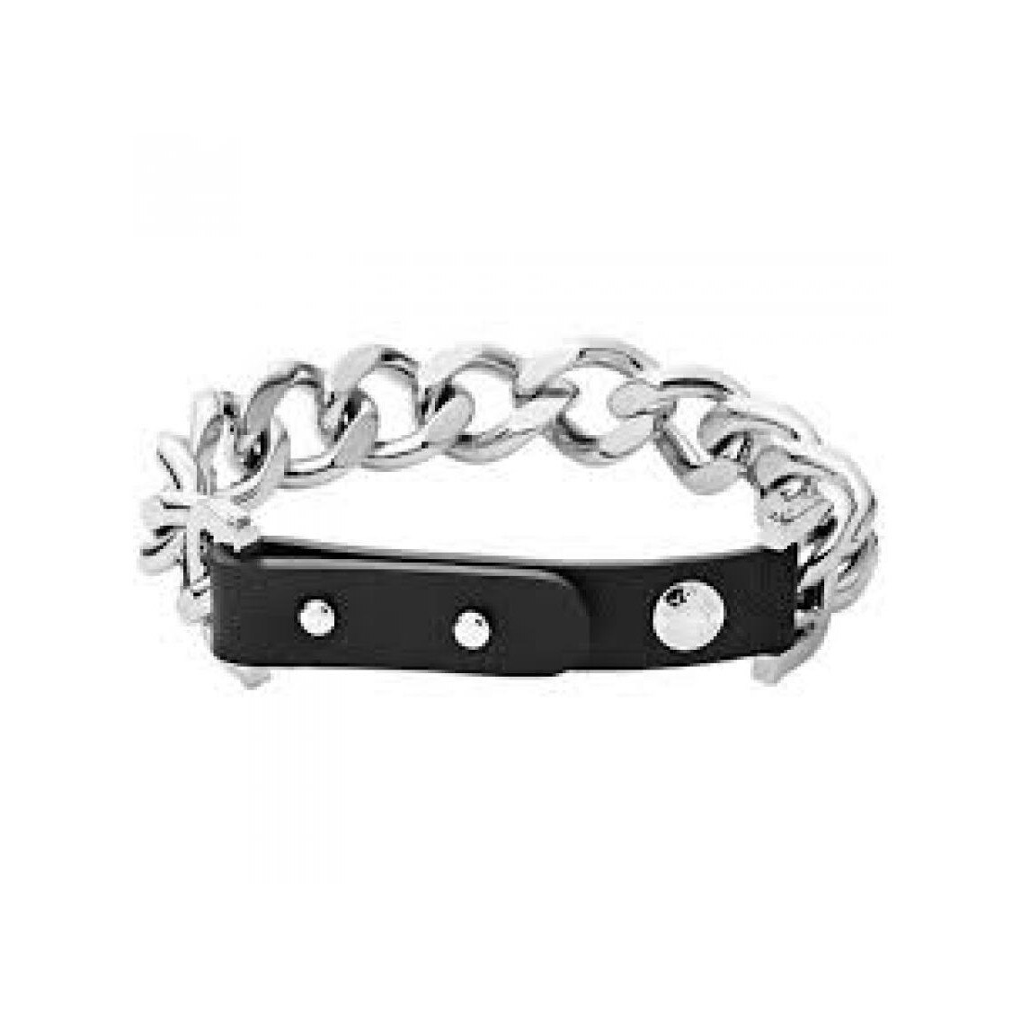 Bratara DKNY NJ1890040, Otel, Argintiu/Negru