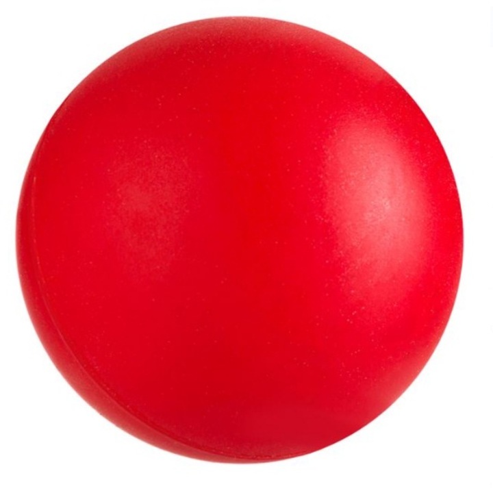 Golyó alakú játék kutyáknak, labda, gumi, piros, 6,5 cm