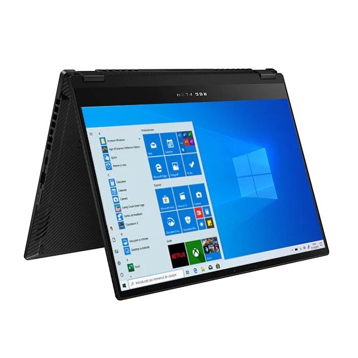 Laptop 2 in 1 ASUS ROG Flow X13 GV301QH-K5197T, AMD Ryzen 9 5900HS pana la 4.5GHz, 13.4