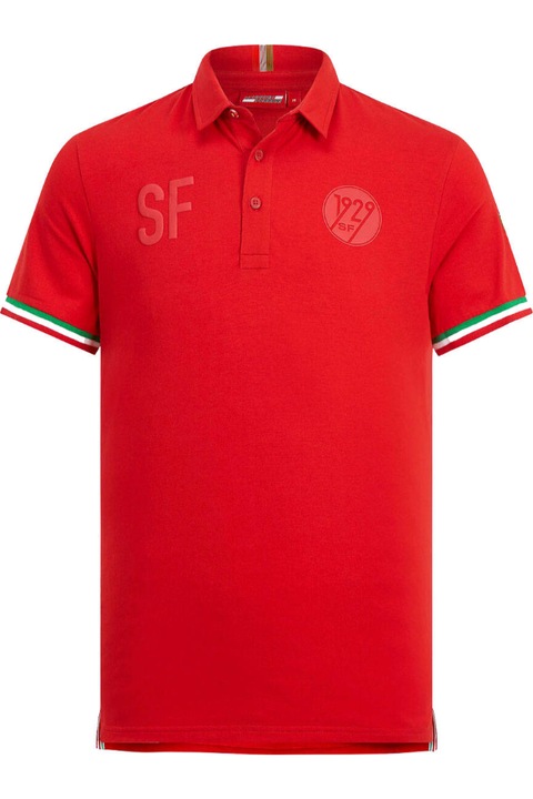 Polo Scuderia Ferrari 1929 rosu, XL, 96% bumbac
