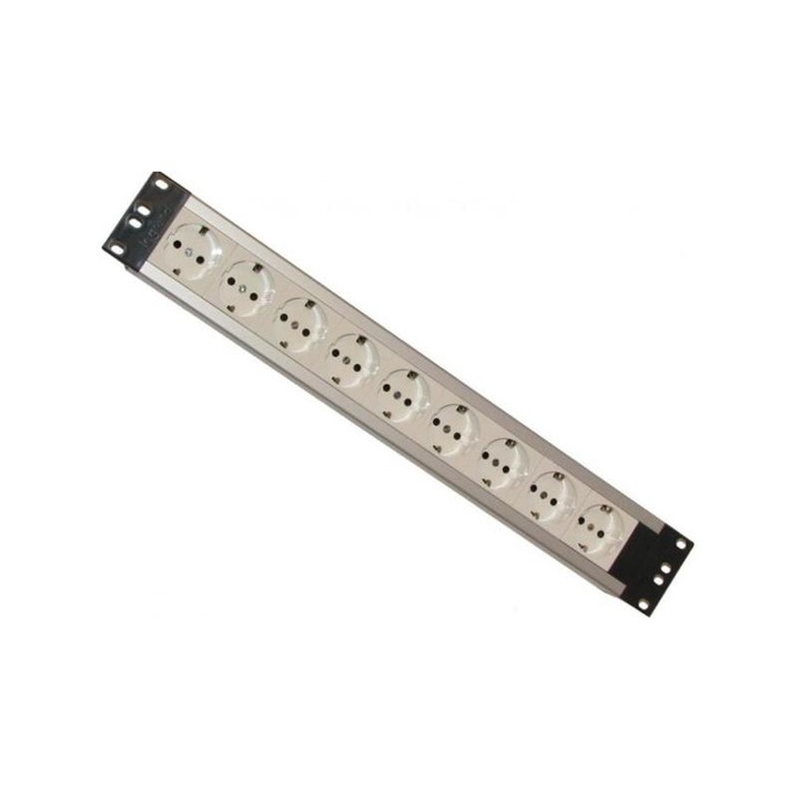 LEGRAND 765321 Legrand 646812 9-es 19"/1U 3m földelt elosztósor