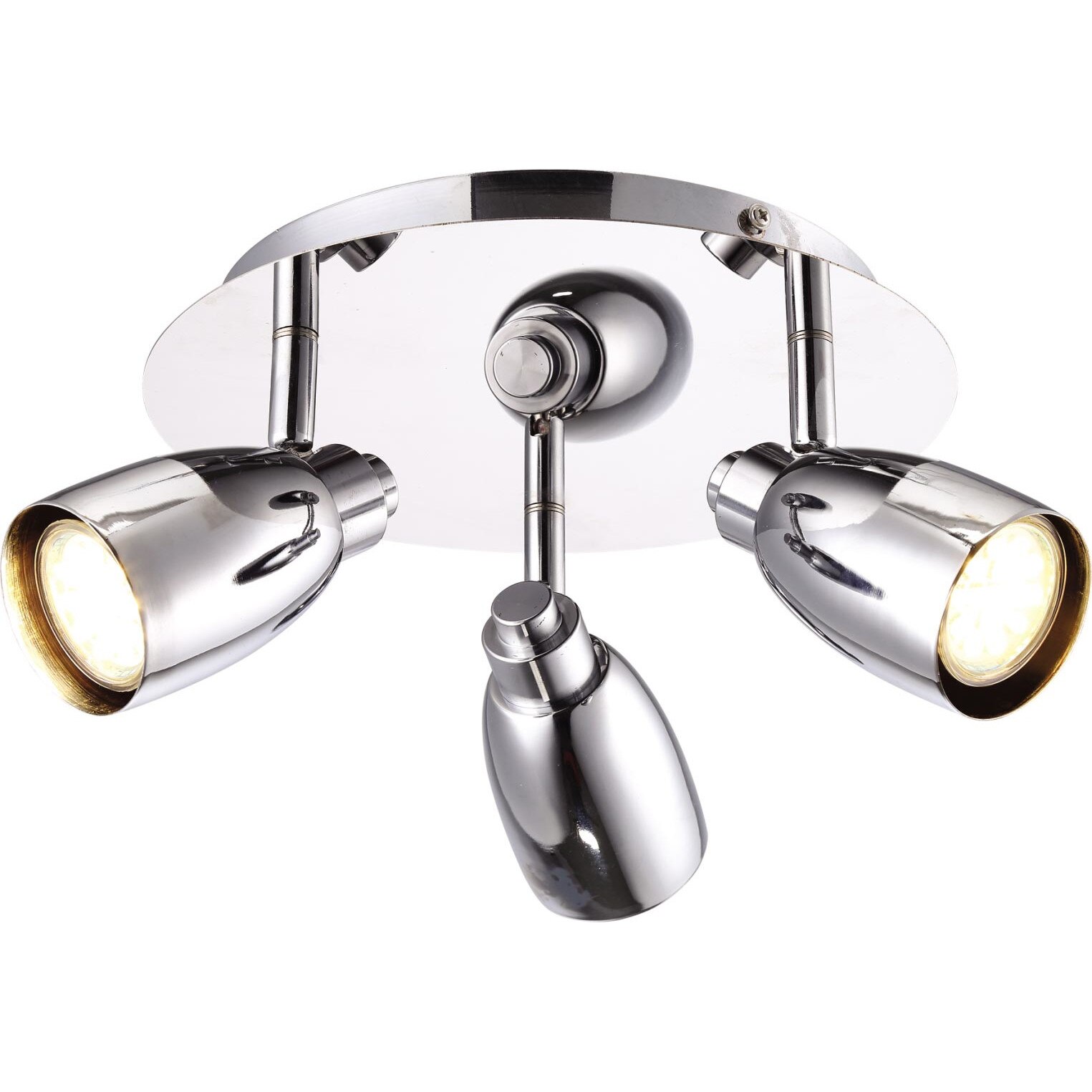 Plafoniera K-8007-3 CHR PICARDO,cu 3 surse de iluminare, GU10