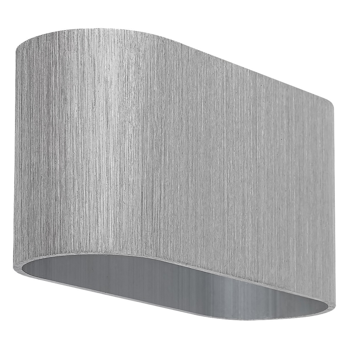 Aplica Kaunas Rabalux, 1XG9 max.10W, Metal, Aluminiu periat, Forma Ovala, IP20