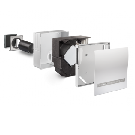 Ventilatie cu recuperare de caldura si entalpie, Lunos Nexxt NXT-E, Touch Control si CO2 Auto Control