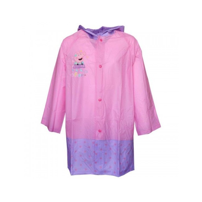 Pelerina ploaie cu gluga Peppa Pig, roz 9645, Roz