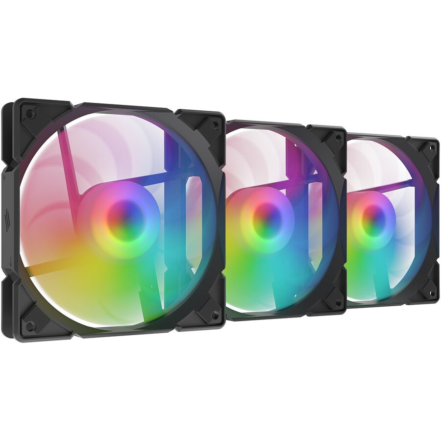 Ventilator SilentiumPC Stella HP ARGB 120 Kit, 1200 RPM, 3x120mm