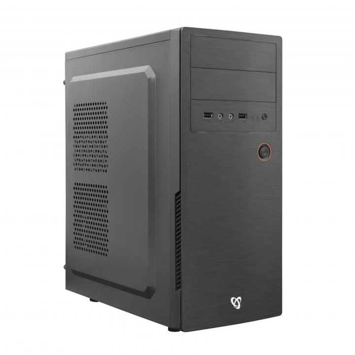 Carcasa ATX Semi-tower Modecom AT-STELLAR-5F-ARGB-10, dimensiuni compacte