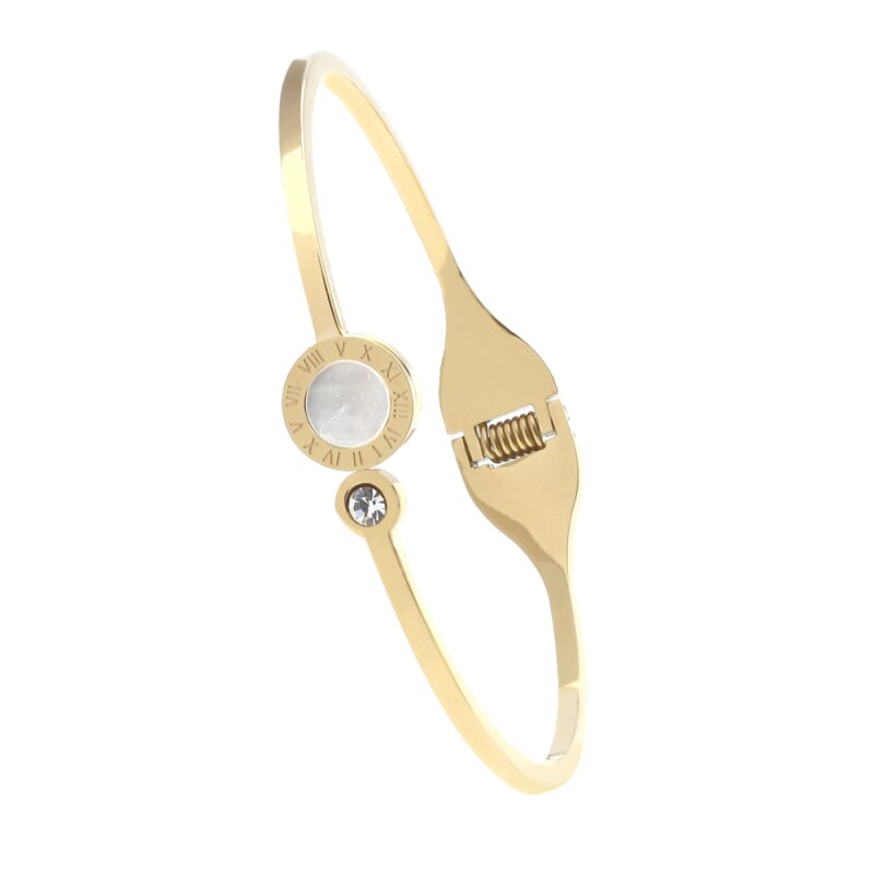 Bratara JVD Steel JGB3R, Otel, 60 x 55 cm, Auriu