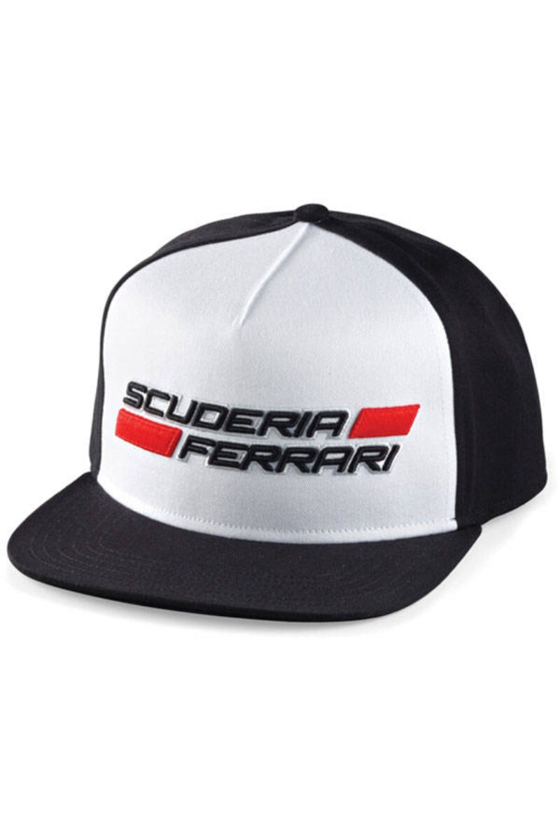 Sapca pentru copii Scuderia Ferrari Old School neagra, universala