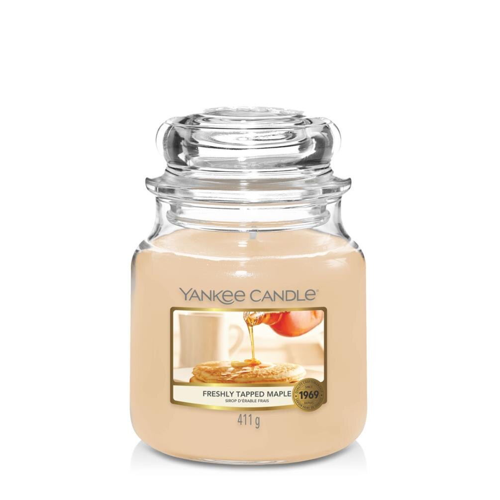 Lumanare Parfumata Borcan Mediu Freshly Tapped Maple, Yankee Candle