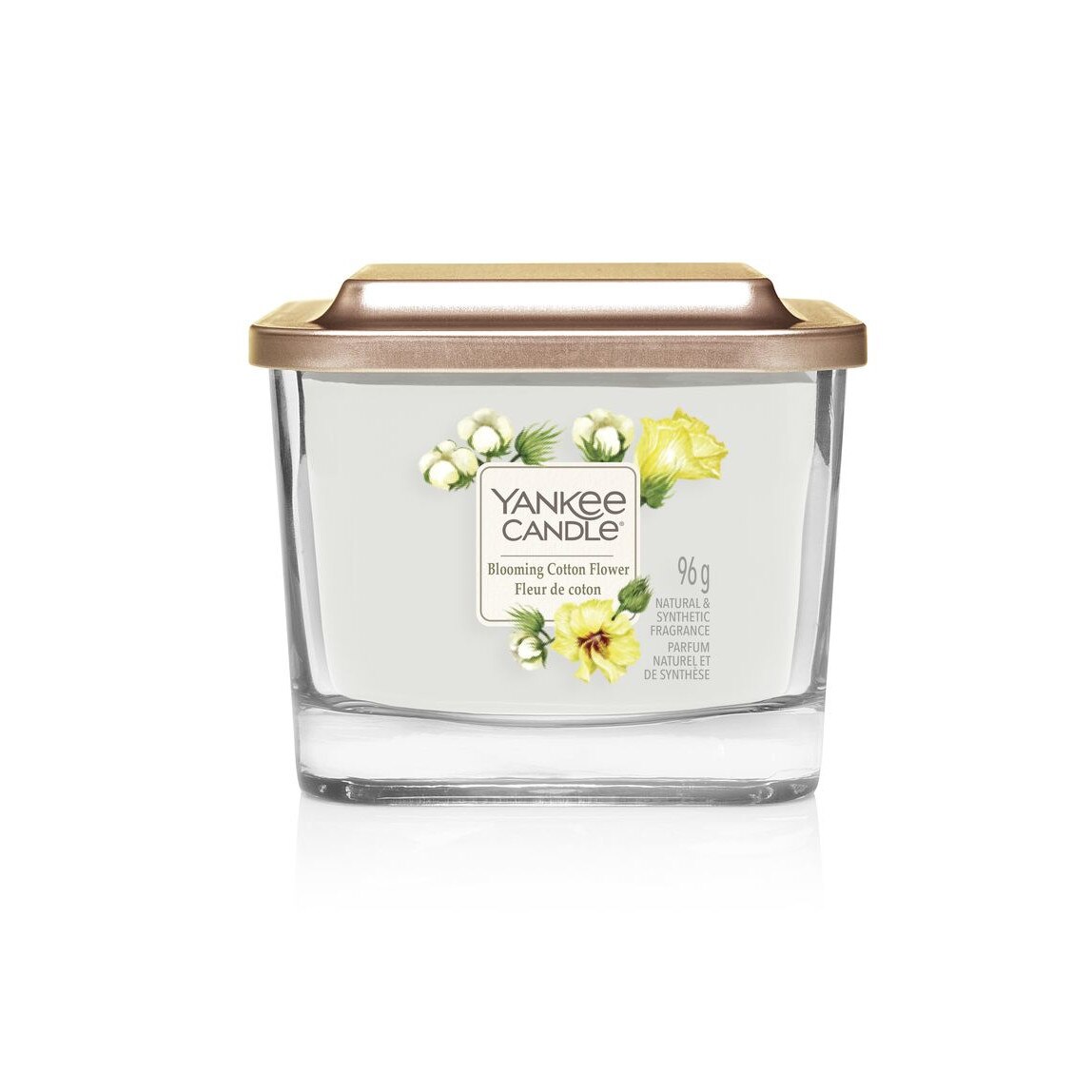 Lumanare Parfumata Elevation Collection Borcan Mic Blooming Cotton Flower, Yankee Candle