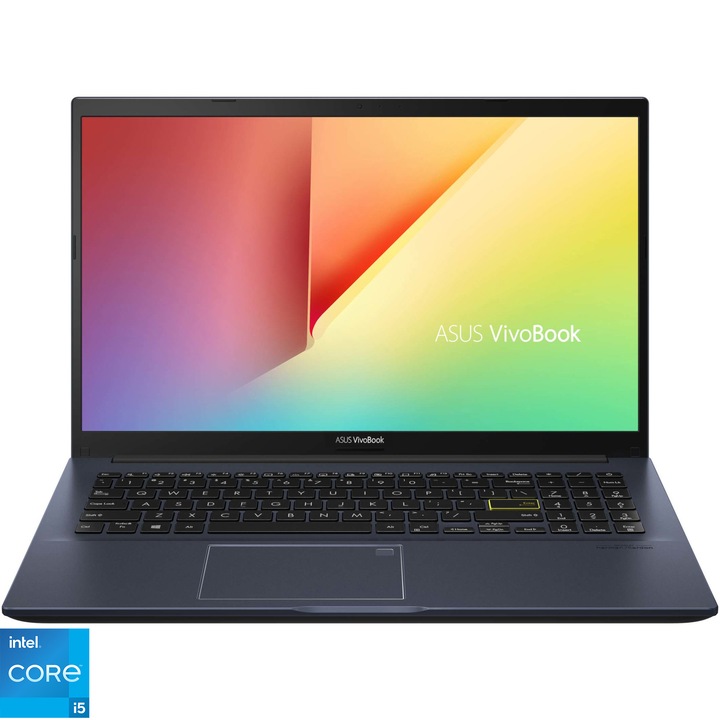 Лаптоп ASUS X513EA, Intel® Core™ i5-1135G7, 15.6" Full HD, RAM 8GB, SSD 512GB, Intel® Iris® Xᵉ Graphics, No OS, Black