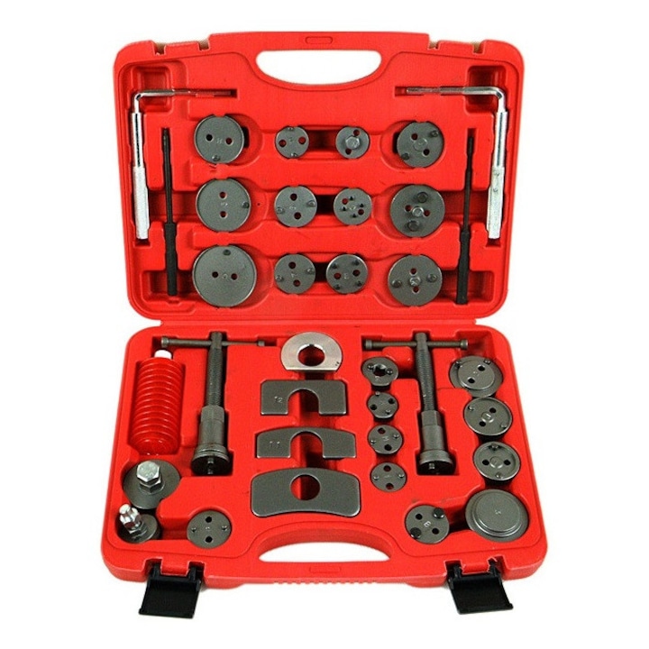 Set trusa presa piston etrier frana 35 piese schimb placute frana, impins pistoane (S10608)
