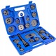 Set trusa presa piston etrier frana 22 piese schimb placute frana, impins pistoane (S10609)