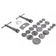 Set trusa presa piston etrier frana 22 piese schimb placute frana, impins pistoane (S10609)