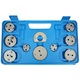 Set trusa presa piston etrier frana 22 piese schimb placute frana, impins pistoane (S10609)