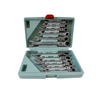 Set chei profesionale combinate cu clichet articulate 8-19mm, 12 piese Set chei profesionale combinate cu clichet articulate 8-19mm, 12 piese