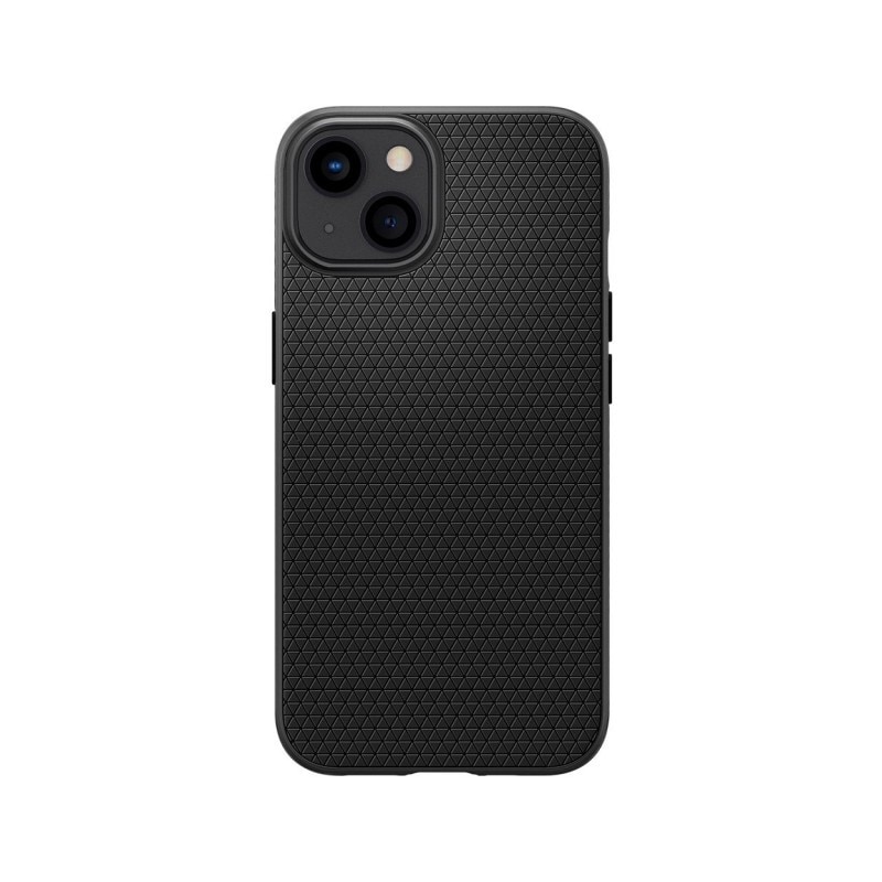 Husa Spate Spigen Liquid Air Compatibila Cu iPhone 13, Silicon Negru