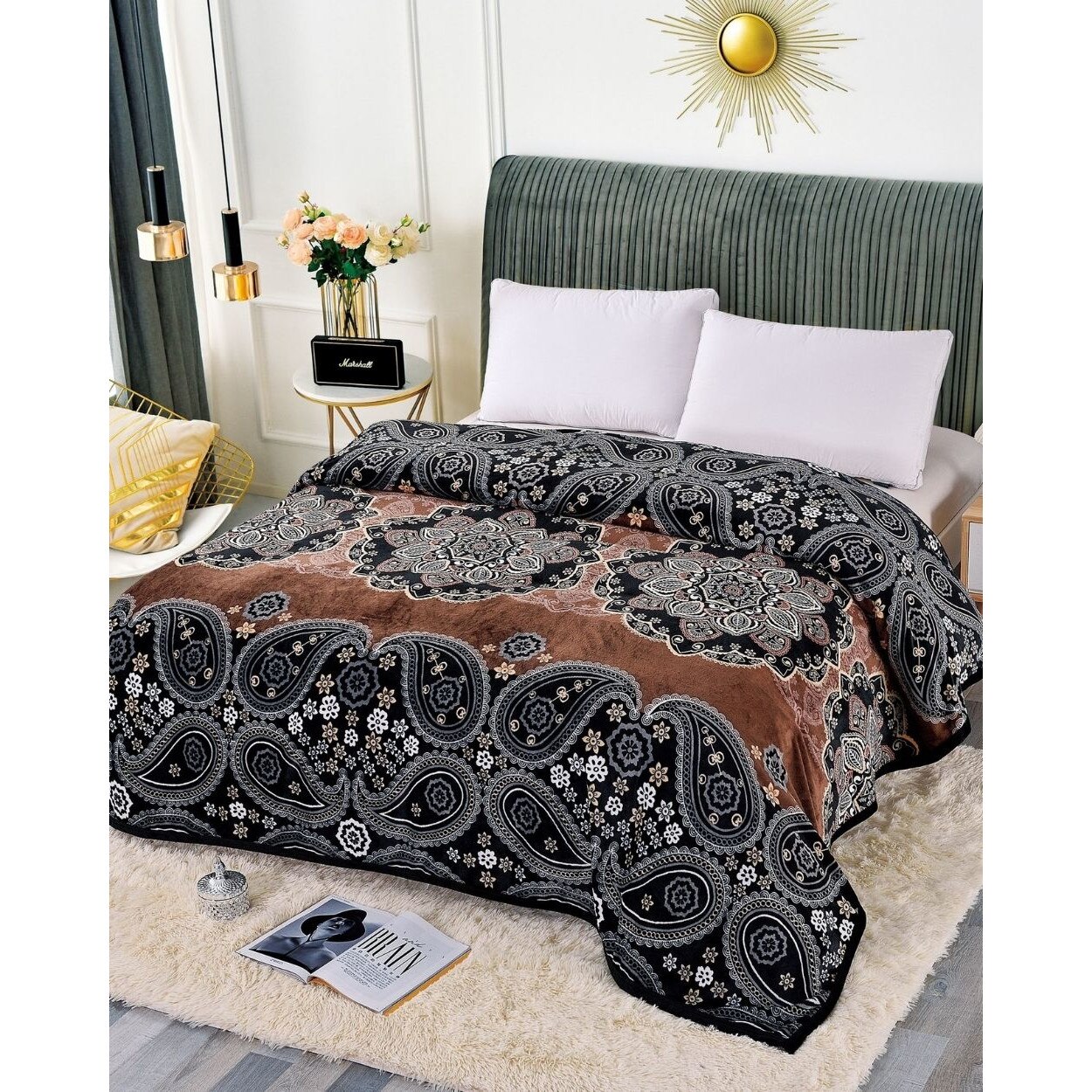 Patura Cocolino Simpla cu Bordura, 200 x 230 cm, Christofer, PJ-07