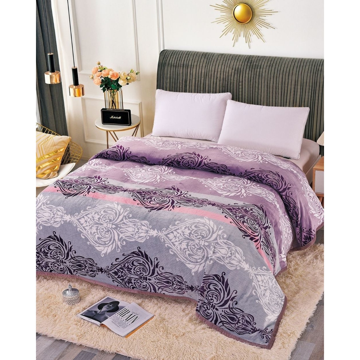 Patura Cocolino Simpla cu Bordura, 200 x 230 cm, Forme Royal, PJ-04